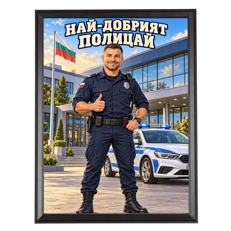 Карикатура за Полицай - Най-добрият Полицай
