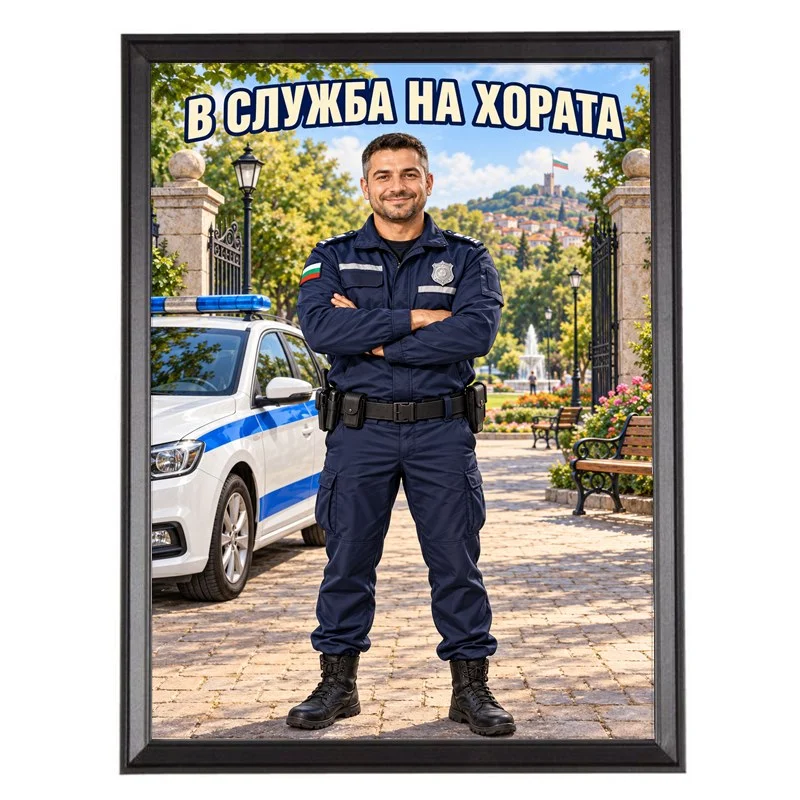Карикатура за Полицай в Парка - В Служба на Хората