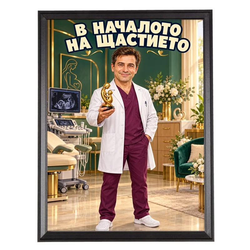 Карикатура за Акушер-Гинеколог - В Началото на Щастието