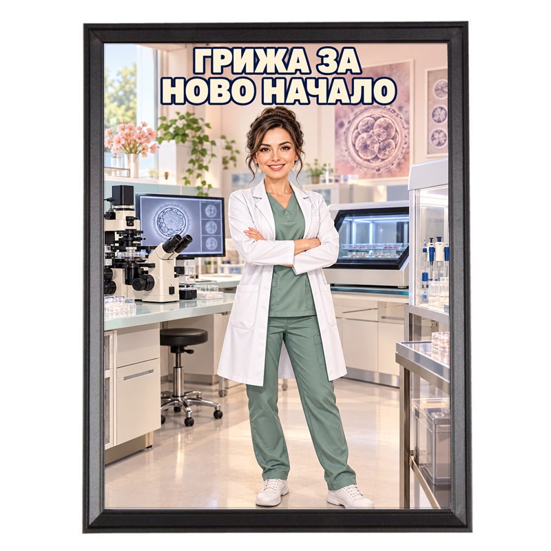 Карикатура за Ембриоложка - Грижа за Ново Начало