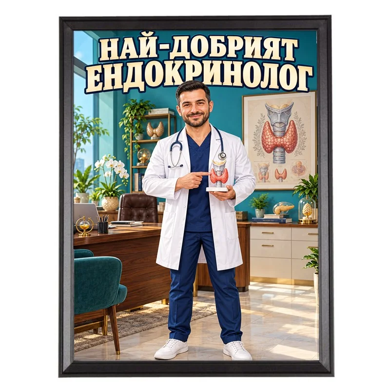 Карикатура за Ендокринолог - Най-Добрият Ендокринолог