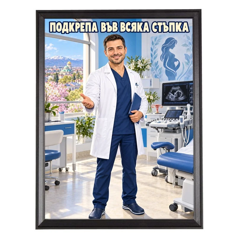 Карикатура за Личен Гинеколог - Подкрепа във Всяка Стъпка