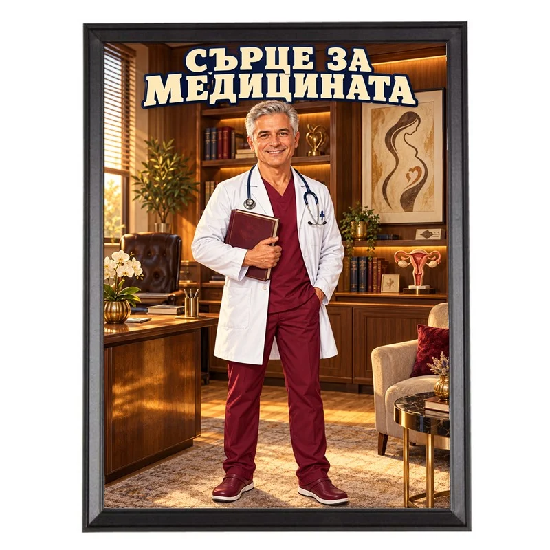 Карикатура за Опитен Гинеколог - Сърце за Медицината