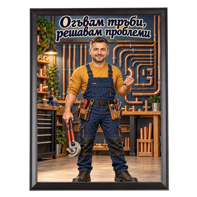 Карикатура Медни Тръби - Огъвам Тръби, Решавам Проблеми