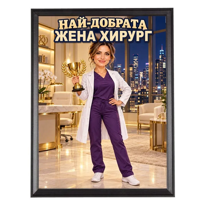 Карикатура за Жена Хирург с Награда - Първо Място