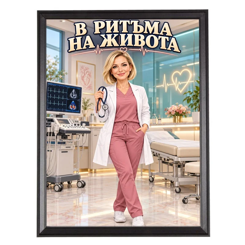 Карикатура за Жена Кардиолог - В Ритъма на Живота