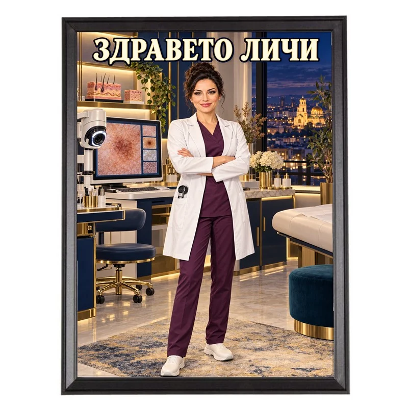 Карикатура за Жена Кожен Лекар - Здравето Личи