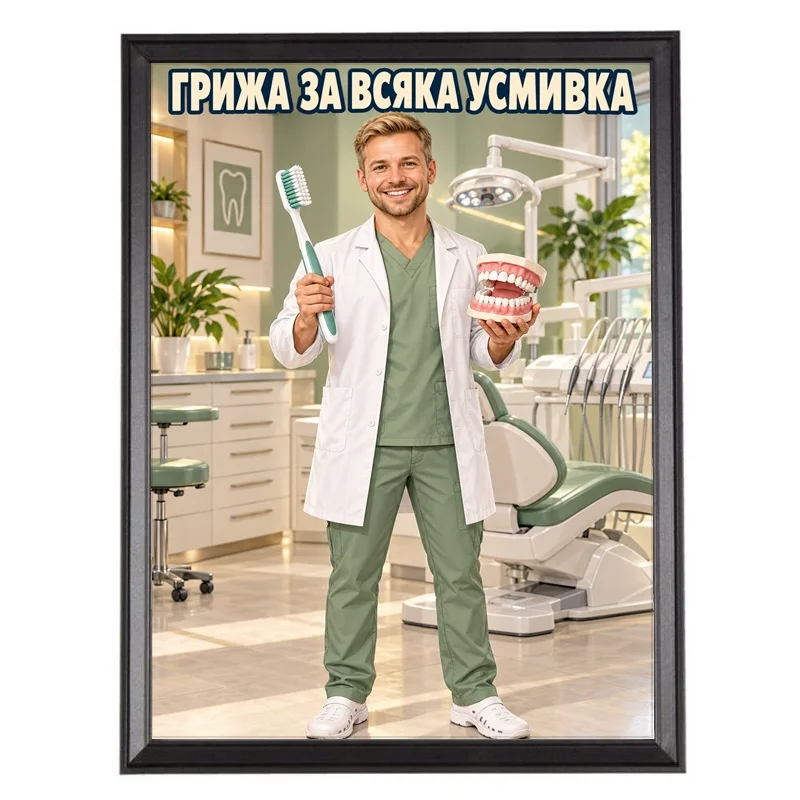 Карикатура за Детски Зъболекар - Грижа за Всяка Усмивка