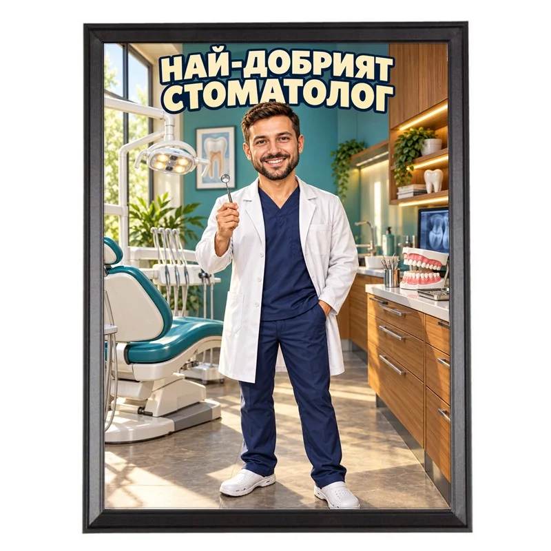 Карикатура за Зъболекар - Най-добрият Стоматолог