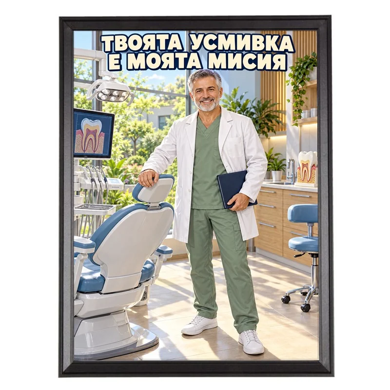 Карикатура Зъболекар - Твоята Усмивка е Моята Мисия
