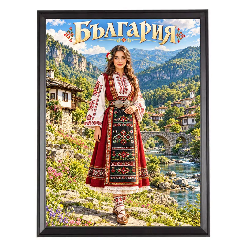 Карикатура за Българка с Носия - Перфектеният Подарък