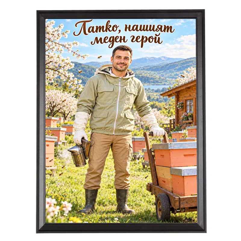 Карикатура за Татко Пчелар - Татко, Нашият Меден Герой